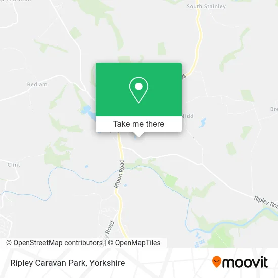 Ripley Caravan Park map