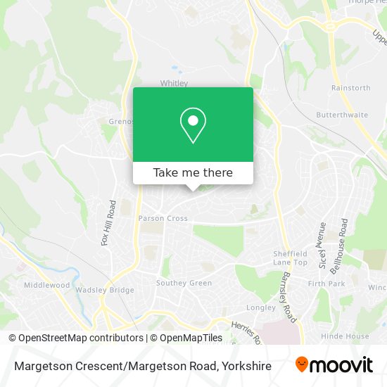 Margetson Crescent / Margetson Road map