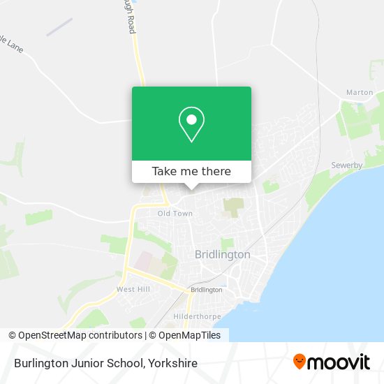 Burlington Junior School map