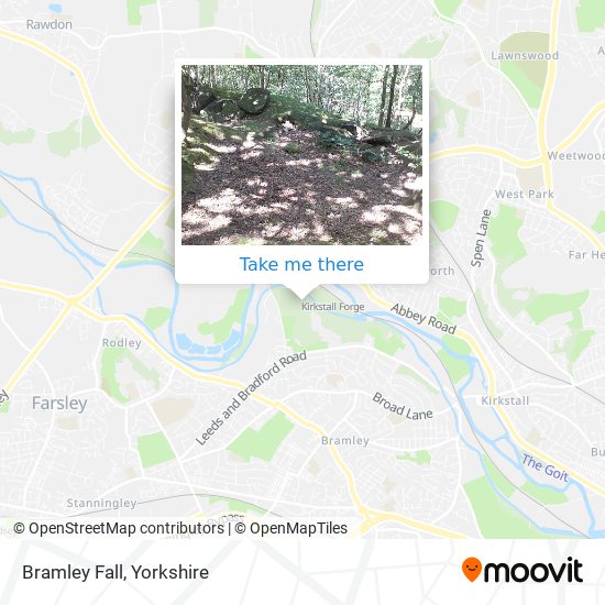 Bramley Fall map