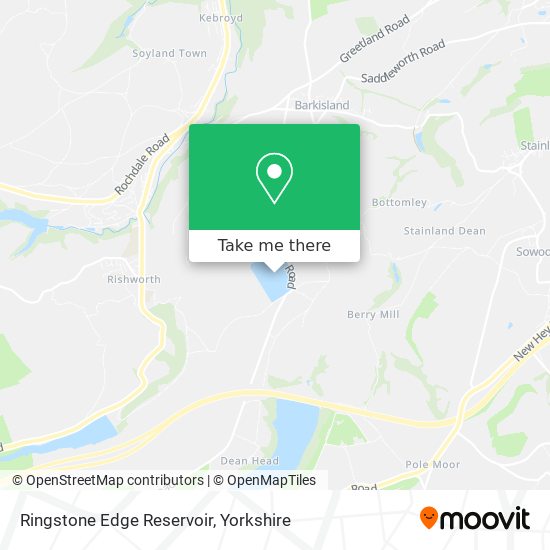 Ringstone Edge Reservoir map