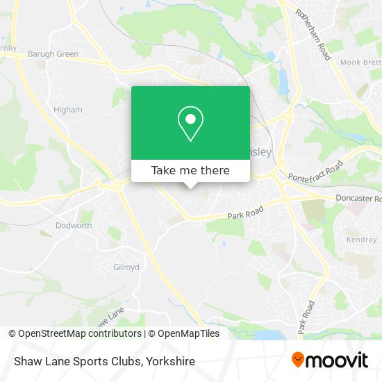 Shaw Lane Sports Clubs map