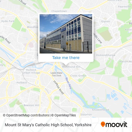 Mount St Mary's Catholic High School map