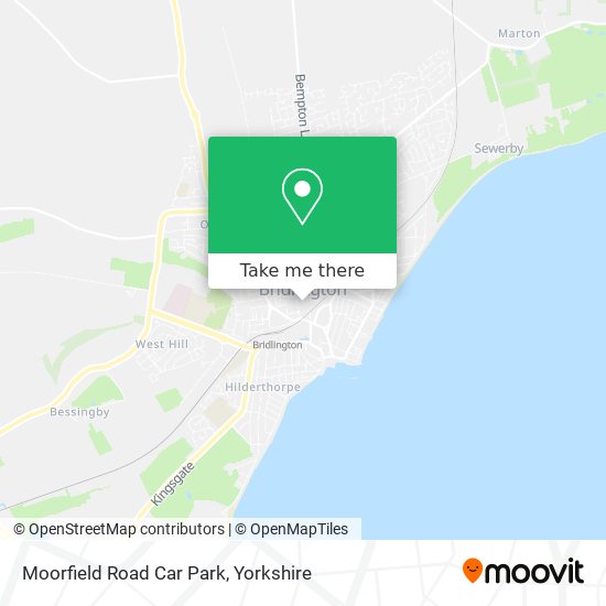 Moorfield Road Car Park map