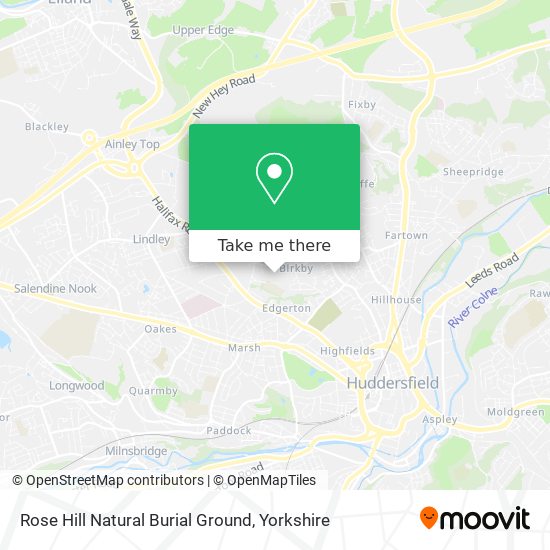 Rose Hill Natural Burial Ground map