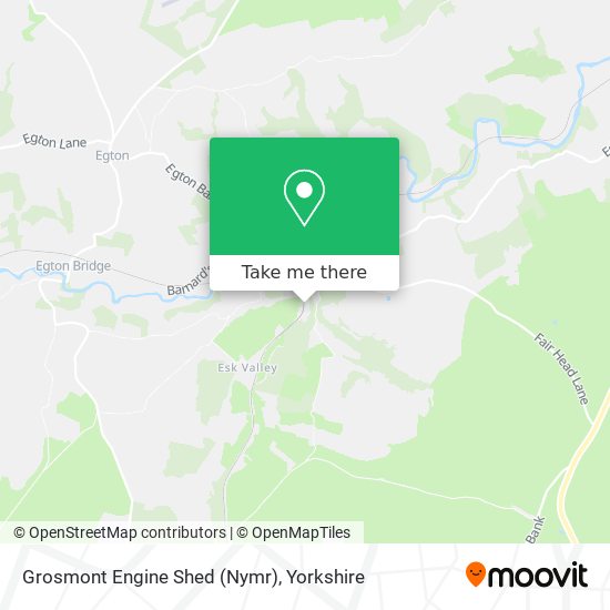 Grosmont Engine Shed (Nymr) map