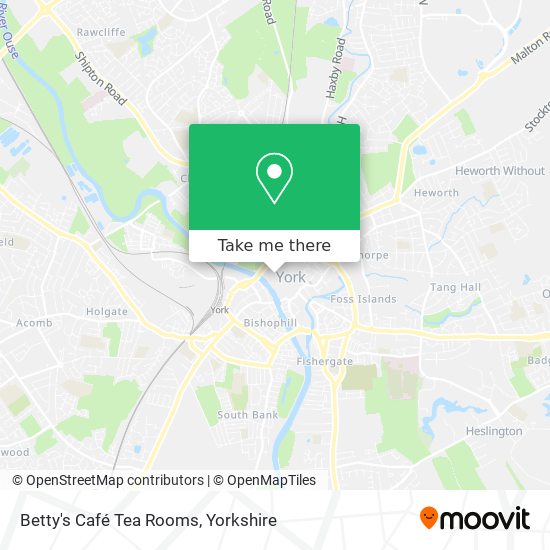 Betty's Café Tea Rooms map