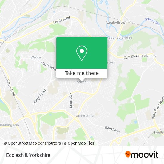 Eccleshill map