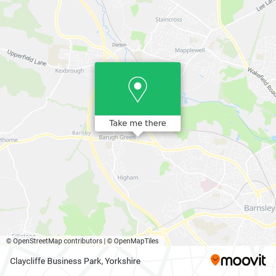Claycliffe Business Park map