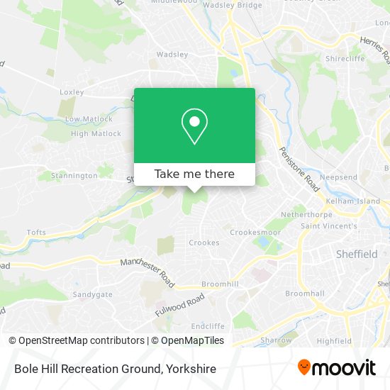 Bole Hill Recreation Ground map