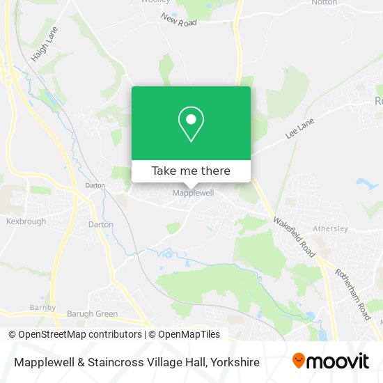 Mapplewell & Staincross Village Hall map