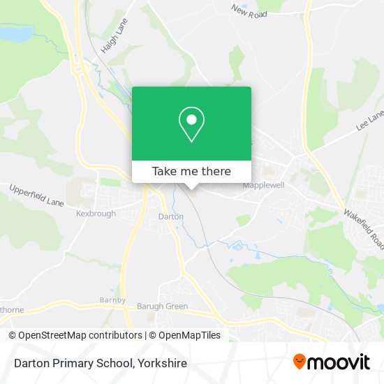 Darton Primary School map