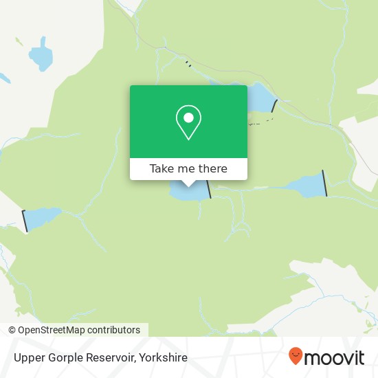 Upper Gorple Reservoir map
