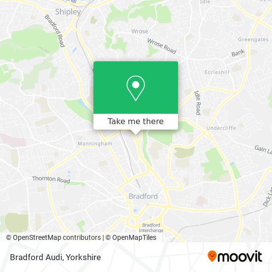 Bradford Audi map