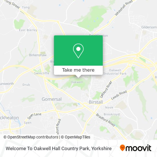 Welcome To Oakwell Hall Country Park map