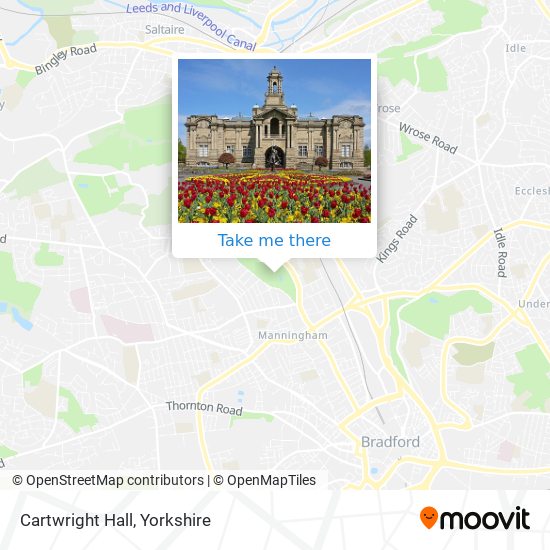 Cartwright Hall map