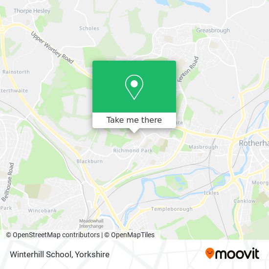 Winterhill School map