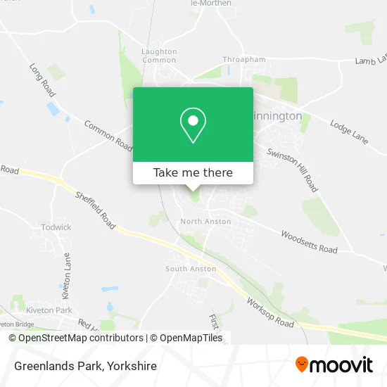 Greenlands Park map