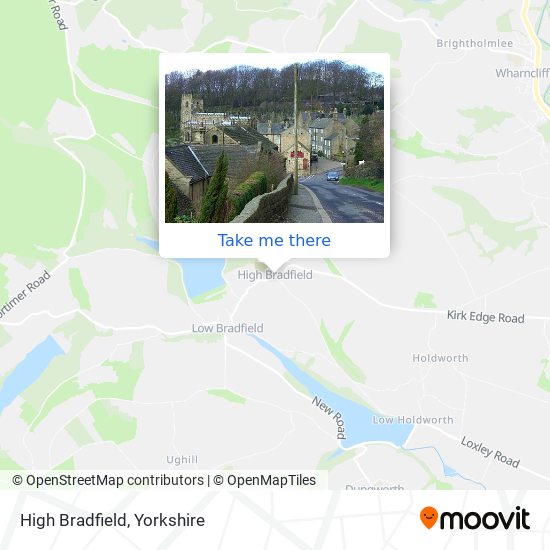 High Bradfield map