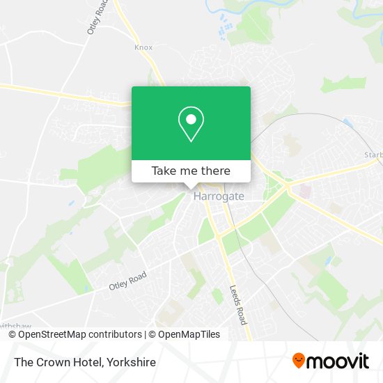 The Crown Hotel map