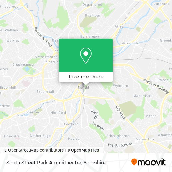 South Street Park Amphitheatre map