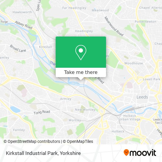 Kirkstall Industrial Park map