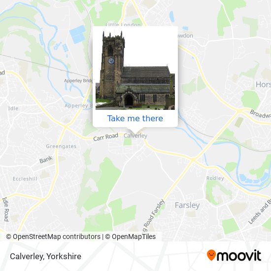 Calverley map