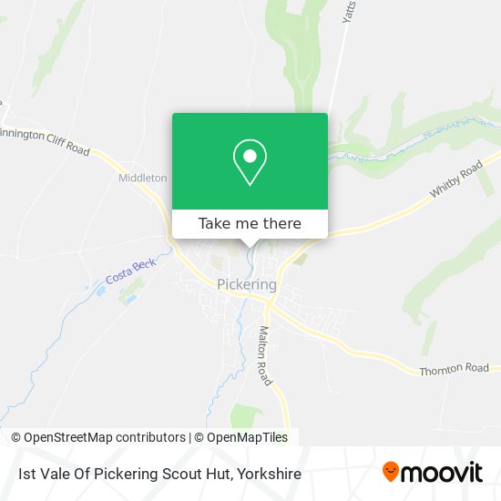 Ist Vale Of Pickering Scout Hut map