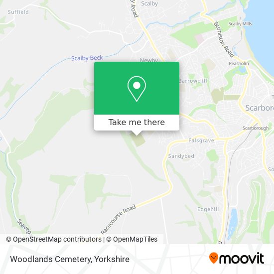 Woodlands Cemetery map