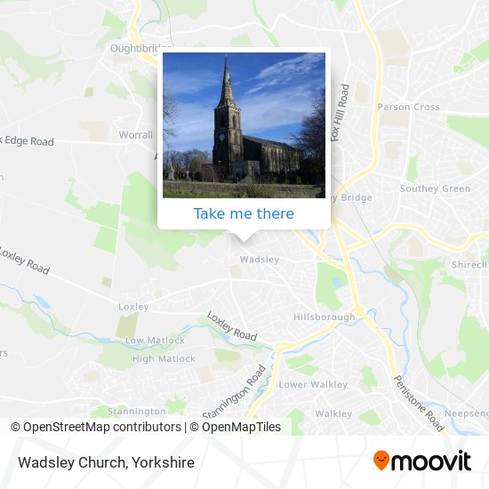 Wadsley Church map