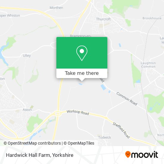 Hardwick Hall Farm map