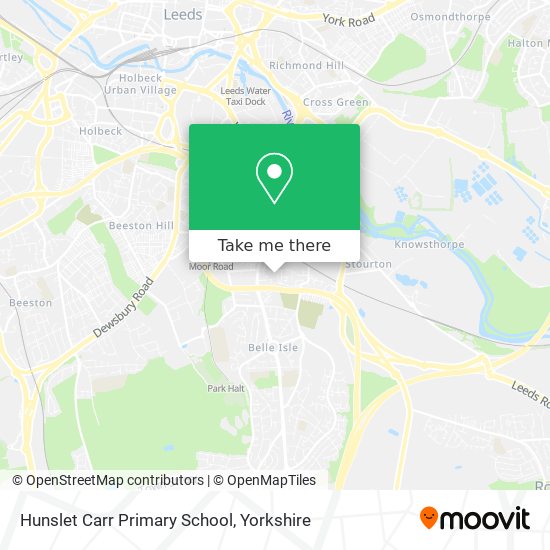 Hunslet Carr Primary School map