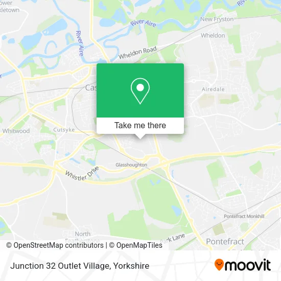 Junction 32 Outlet Village map