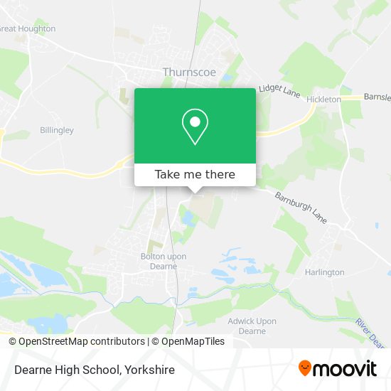 Dearne High School map