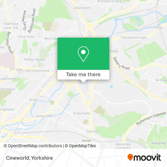 Cineworld map