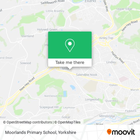 Moorlands Primary School map