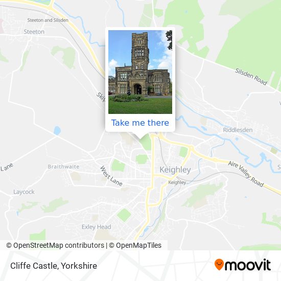 Cliffe Castle map