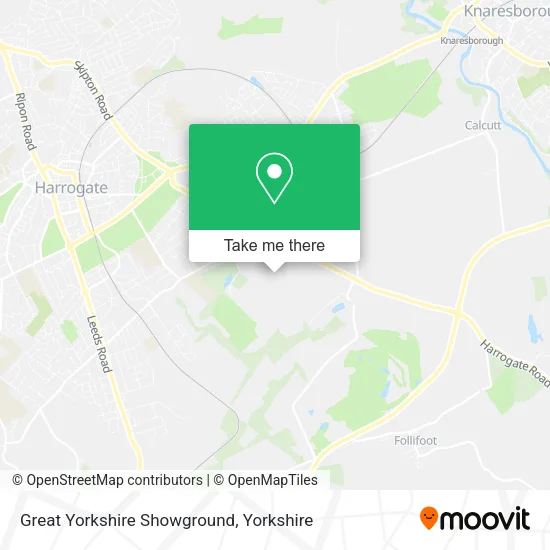 Great Yorkshire Showground map