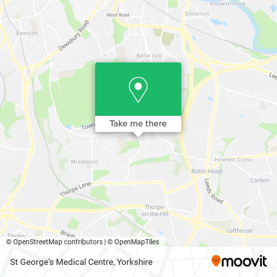 St George's Medical Centre map