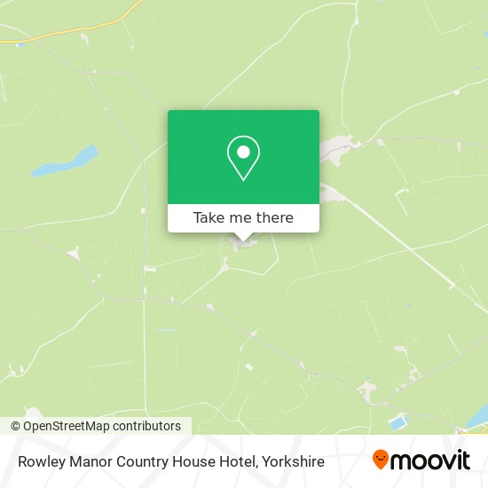 Rowley Manor Country House Hotel map