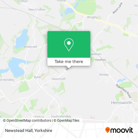 Newstead Hall map