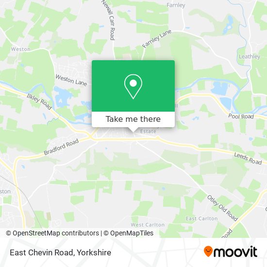 East Chevin Road map