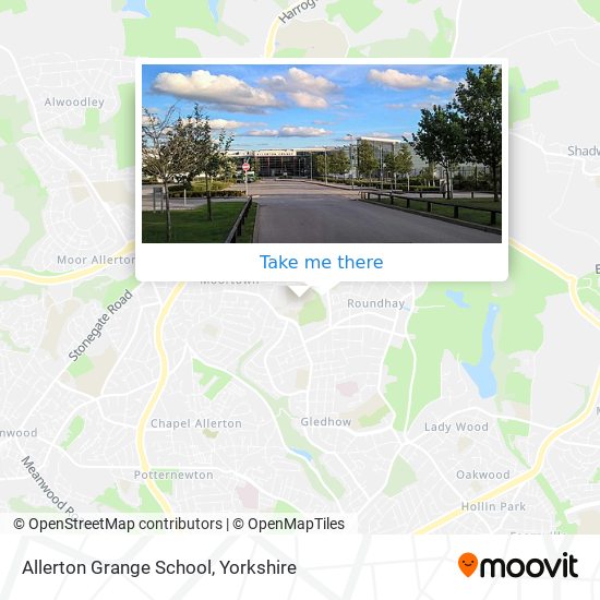 Allerton Grange School map