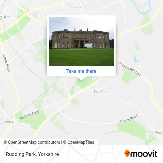 Rudding Park map