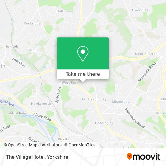 The Village Hotel map