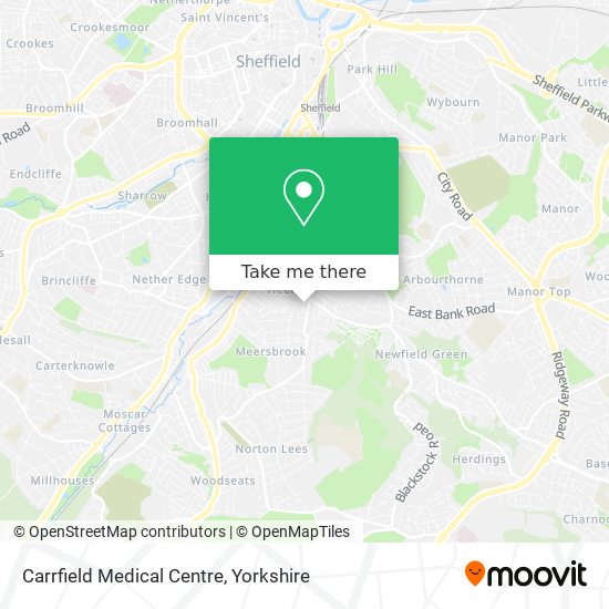 Carrfield Medical Centre map