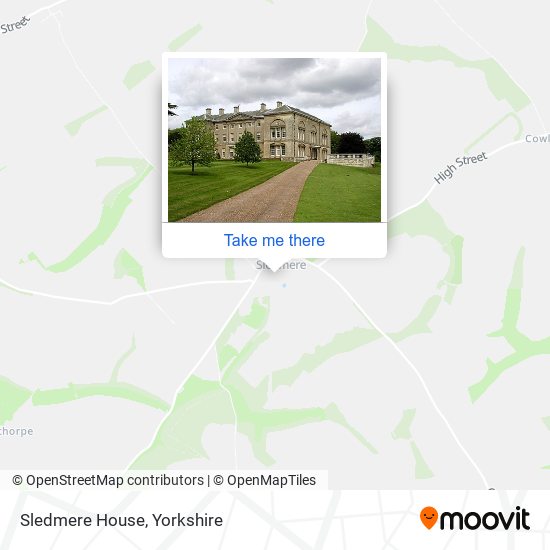 Sledmere House map