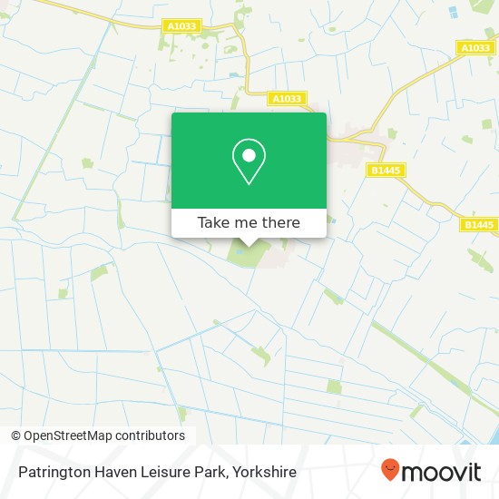 Patrington Haven Leisure Park map