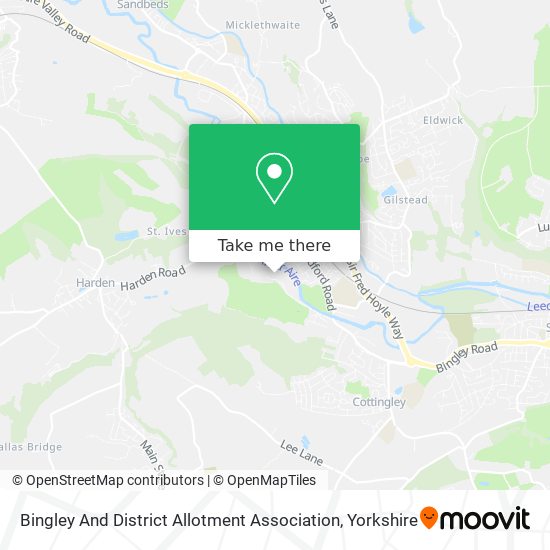 Bingley And District Allotment Association map