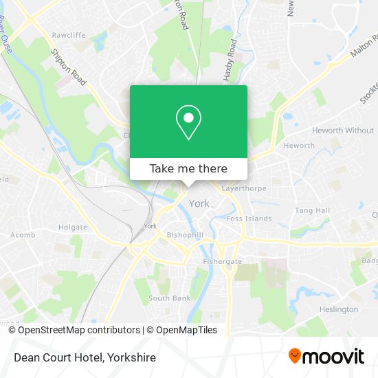 Dean Court Hotel map